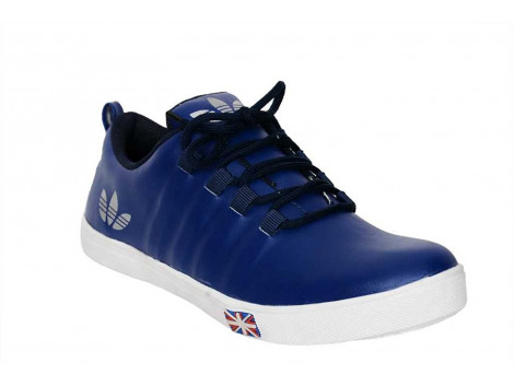 RUDOSE Men's Navy Blue ADIDAS Synthetic Leather Sneakers & Casual Shoes