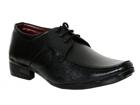 RUDOSE Men's Patent Leather Formal Shoes