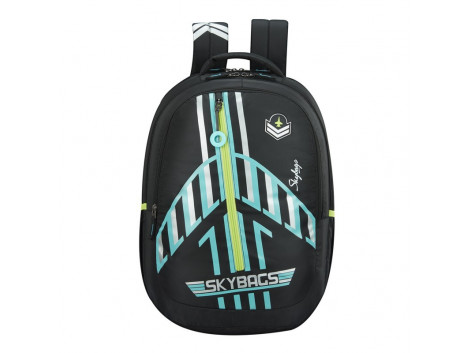 SKYBAGS ASTRO 03 AIRPLANE THEME BLACK 32L SCHOOL BACKPACK