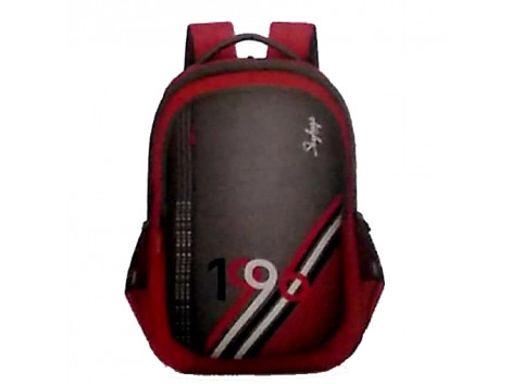 Skybags Beatle 03 Grey Red 27 Ltr Laptop Backpack 