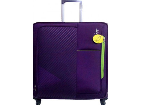 Skybags Brooklyn Polyester 81 cms Purple Soft Sided Suitcases 