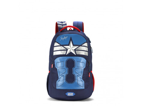 Skybags Marvel Extra 02 Blue Backpack