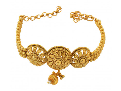 Spe Indian Ethnics Golden Copper Bajuband for Women (A-13)