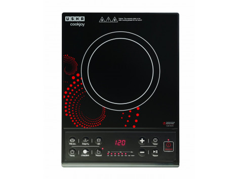 Usha IC 3616 Induction Cooktop (Black, Red, Push Button)