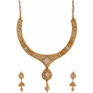 SPE Golden Color Choker Necklace Set for Women (SPE N 51)