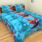 Cotton Cartoon Double Bed Bedsheets