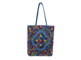 The Living Craft Wollen Embroidery Women's TOTE Multicolor TLCBG0278