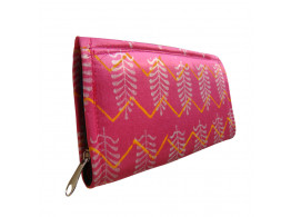 The Living Craft Printed Satin Envelope Clutch