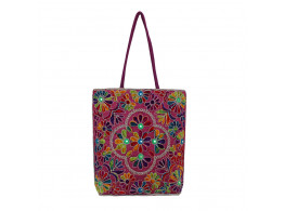 The Living Craft Wollen Embroidery Women's TOTE Multicolor TLCBG0285
