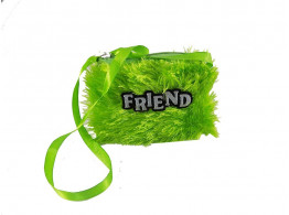 Brown Leaf Pocket Money Purse Small Hand Wallet Bag For Kids