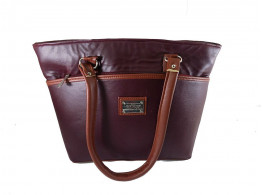 Brown Leaf Women Regular Series Office college Handbag bag for women,Girls,Ladies