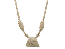 Archiecs Creations Camel Bond & Pearl Chain Necklace for Women