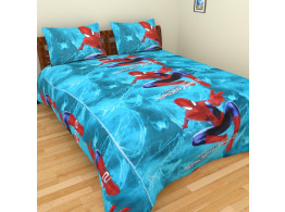 Cotton Cartoon Double Bed Bedsheets