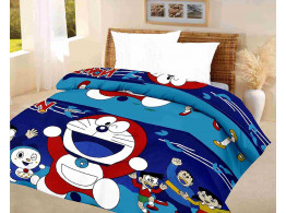 kids quilt doraemon Blue A.C Blanket single bed size Dohar