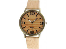 Angelfish wood grain watch luxury high-grade quartz watch for men and women