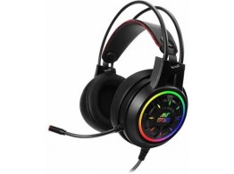 Ant Esports H707 HD RGB LED for PC, PS4, Xbox One Wired Gaming Headset Black, On the Ear