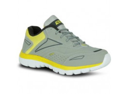 Glamour Grey Yellow Sports Shoes (ART-1019)