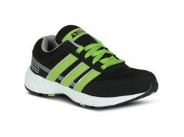 Glamour Black Green Sports Shoes (ART-7501)
