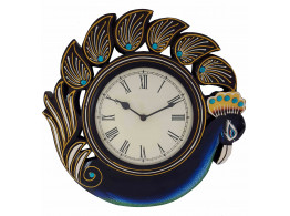 Vintage Eligant Peacock Wall Clock