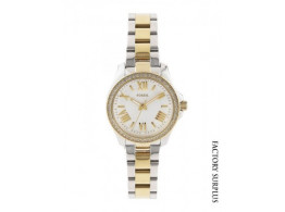 Fossil AM4579I Women Off-White Dial Watch