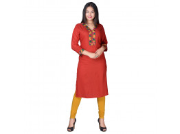 Vision Festive & Party Embroidered Women Kurti
