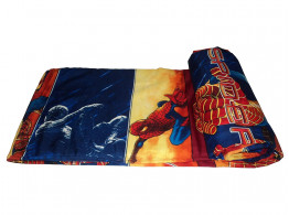 Lali prints Spiderman single bed size quilt " Dohar "