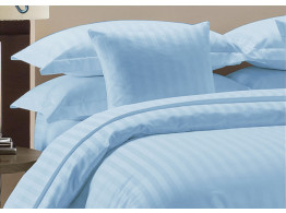 Egyptian Cotton Beddings Bed Sheet With Pillow Covers - Light Blue