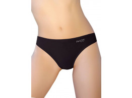 Pusyy Clistoria Women's Bikini Black Panty  (Pack of 1)