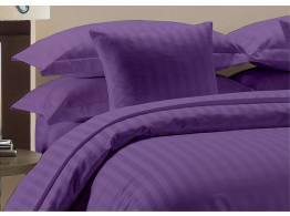 Egyptian Cotton Beddings Bed Sheet With Pillow Covers - Purple 