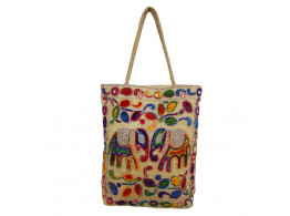 WOLLEN EMBROIDERY TOTE BAG