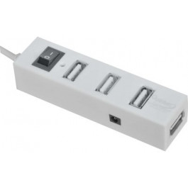 Quantum 4 Port USB Hub with Switch and LED Indicator 