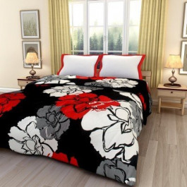 Monil Floral Print Reversible Poly Cotton Single Bed AC Blanket / Dohar