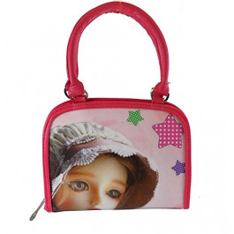 Brown Leaf Women Regular Series Handbag wallet clutch for women Girls Ladies pink