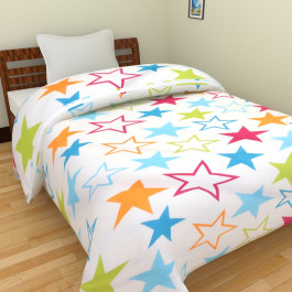Krishna Cartoon Single Bed Blankets