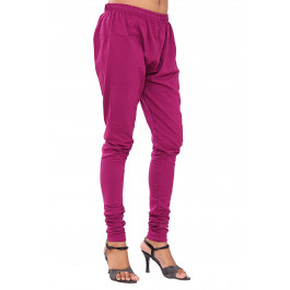 Pezzava Women Cotton Leggings -Pink -X-Large