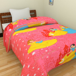 Krishna Polycotton Cartoon Single Bed Blankets