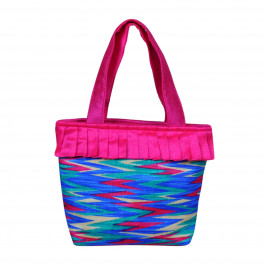 angelfish handbag multicolor brocade