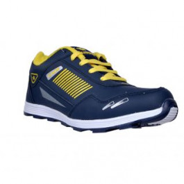 Glamour Blue Yellow Sports Shoes (ART-5041)