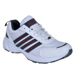 Glamour White Grey Sports Shoes (ART-7502)