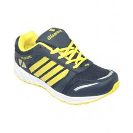 Glamour Blue Yellow Sports Shoes (ART-3035)