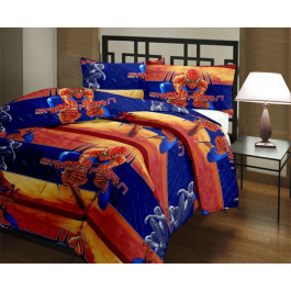 Monil Spider Man Cartoon Character Kids Single Bed Reversible AC Dohar/Blanket (Set of 1)